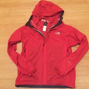 Large North Face Rain Coat